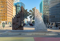 Monument voor het Europees Jaar van het Milieu Brussel, 1987-'88