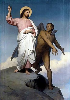 Pokoušení Krista, Ary Scheffer 1854