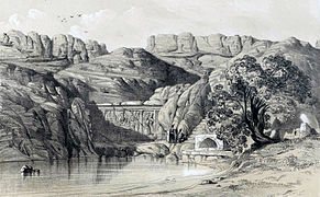 Приказ Чешме Алија у Рају из 1840. године француског оријенталисте Еугене Фландин.