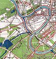 1936 год. План обводнения Москвы.