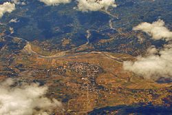 Aerial view of Maddela