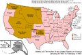 Territorial evolution of the United States (1861)