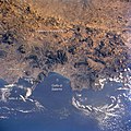 De Vesuvius vanuit de Space Shuttle op 23 juli 2001 Bron: NASA