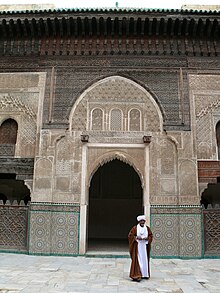 Idrisid dinastiaren agintepean IX. mendean Fezen eraikitako eskola