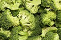 Broccoli skåret i mindre buketter
