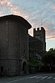 Vista della torre a monte