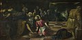 Tintoretto, Kristus, ki umiva noge učencem (1575-80)
