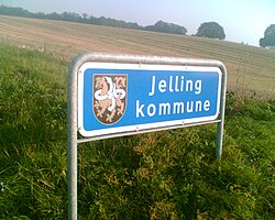 Nekdanji znak občine Jelling