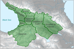 Regno d'Imerezia - Localizzazione