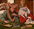Marinus van Reymerswale El cambista y su mujer, Óleo sobre tabla, 83x97 cm, 1539.