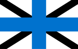 爱沙尼亚舰艏旗，深受英国舰艏旗的影响