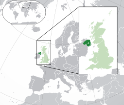 Localização da Irlanda do Norte