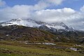 Peña Ubiña entre las nubes