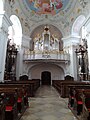 Hochbarocker baufester Orgelchor in Gesamtkonzeption (Stiftskirche Engelszell AT)
