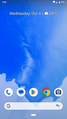 Home Screen Android Pie