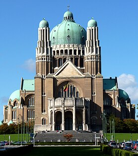 Basílica do Sagrado Coração em Bruxelas, Bélgica (1925)