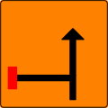 F39: Direction sign (detours)