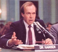 Image 7James Hansen during his 1988 testimony to Congress, which alerted the public to the dangers of global warming (from History of climate change science)