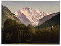 Im Abendrot von Interlaken gesehen (um 1900)