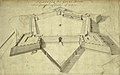 Dessin du fort de Bonne-Espérance en 1680