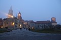 View of Wawel at night