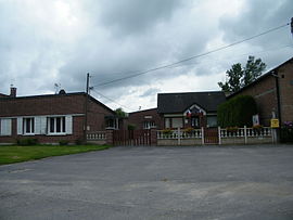 The town hall in Outrebois