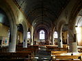 Église Saint-Edern : vue intérieure d'ensemble.