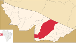 Localização de Sena Madureira no Acre