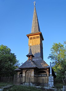 Wooden church in Vărai