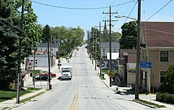 Looking east in downtown Fredonia