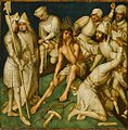 Hans Holbein d. Ä. : Christus in der Rast aus der Grauen Passion, zwischen 1494 und 1500