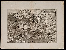 A map of the Campania region showing the 1538 eruption of the Solfatara volcano northeast of Pozzuoli near Naples. 1 map ; 289 x 423 mm (neat line), 295 x 428 mm (plate mark). Forms part of the Franco Novacco Map Collection at the Newberry Library.