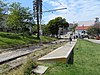 The inbound platform at Church and 18th Street station, 2018