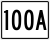 State Route 100A marker