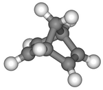 Modello a sfere e bastoncini del norbornadiene