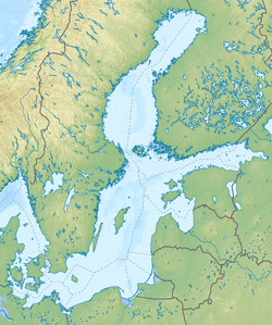 Кенигсберг на карти Балтичког мора