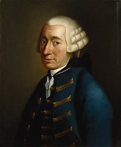 Tobias Smollett portré