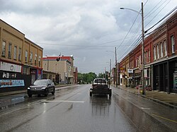 West Erie Street (US 6) in downtown Linesville