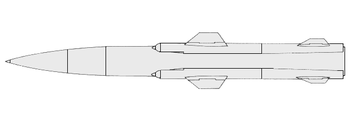 Profile of the missile.