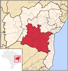 Centro-Sul Baiano – Mappa