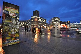 Section of the Cold War Berlin Wall