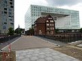 Die Ericus-Brücke in der Hafencity nach Beendigung der Bauarbeiten im Juni 2014