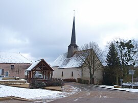 The church in Faverelles