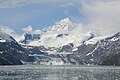 John Hopkins Glacier, avec le Mont Orville au fond.