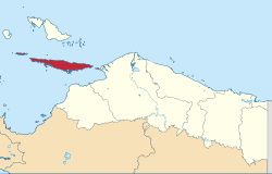 Location in Papua Province