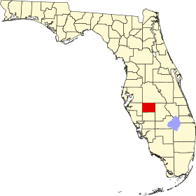 Localisation de Comté de Hardee(Hardee County)