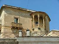 Palazzo dei principi Galletti: la loggia
