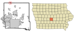 Location of Sheldahl, Iowa