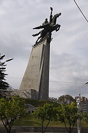 Statue du Chollima en 2015.