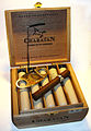 Cigar box with cigar cases